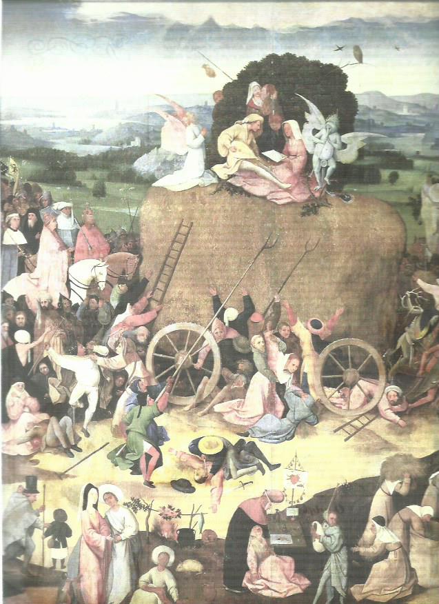 HIERONYMUS BOSCH  WÓZ Z SIANEM