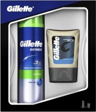 Zestaw Gillette żel do golenia 200ml + balsam 75ml