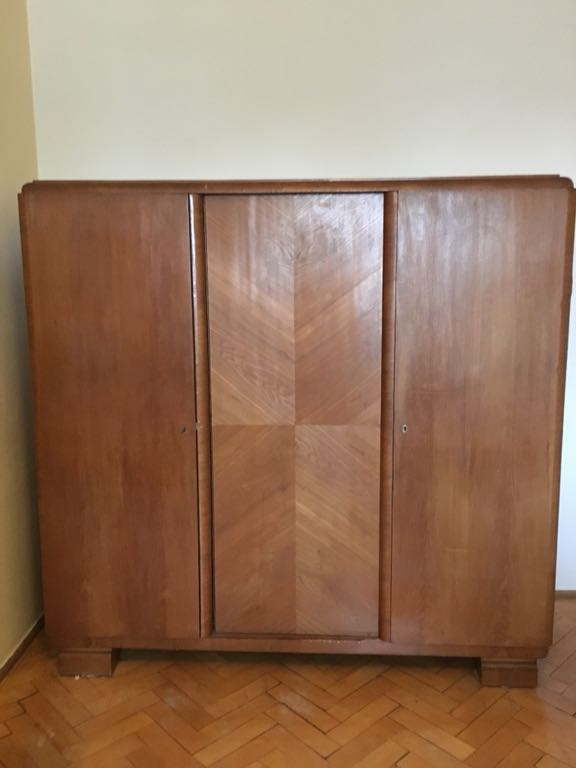 Szafa przedwojenna kredens art deco antyk  PRL