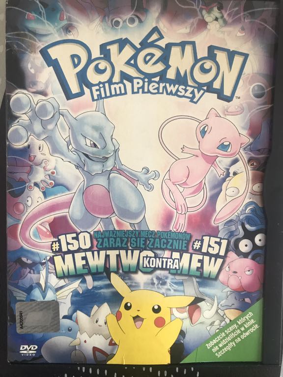 Pokemon Film Pierwszy Mewtwo Kontra Mew Unikat !!!