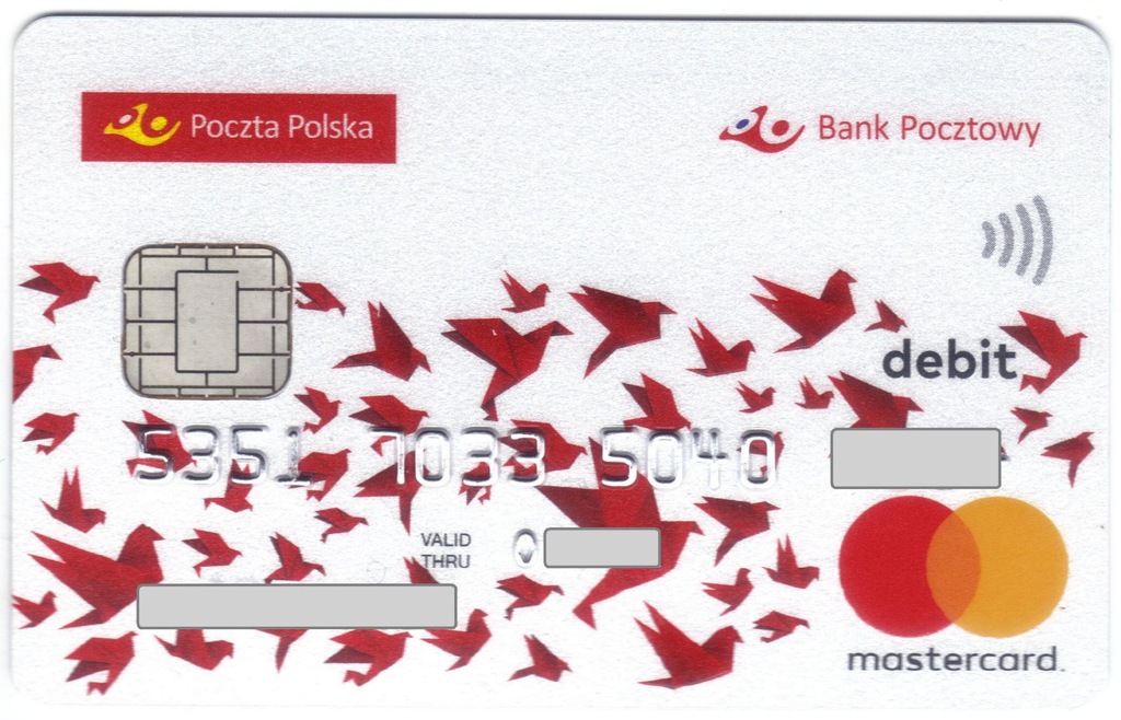 02 kart. bank. POCZTOWY ptaki (stara wersja) 1-17
