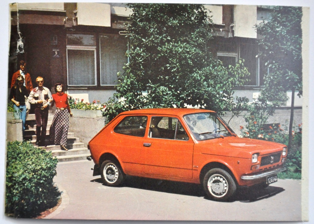 POLSKA MOTORYZACJA PRL - POLSKI FIAT 127 p 