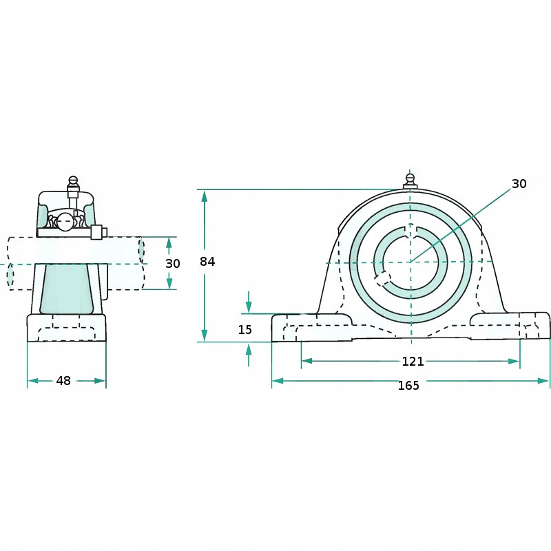 UCP 206 ŁOŻYSKO SAMONASTAWNE W OBUDOWIE UCP206 - 7395336399 - oficjalne ...