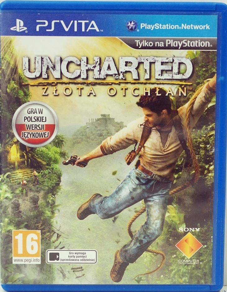 UNCHARTED ZŁOTA OTCHŁAŃ GOLDEN ABYSS POLSKA WERSJA