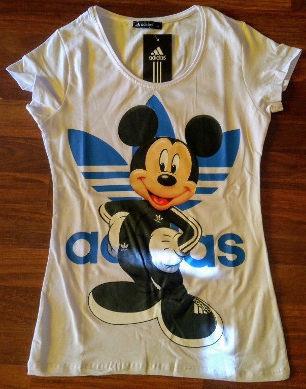 Koszulka damska Adidas logo Mickey roz. M