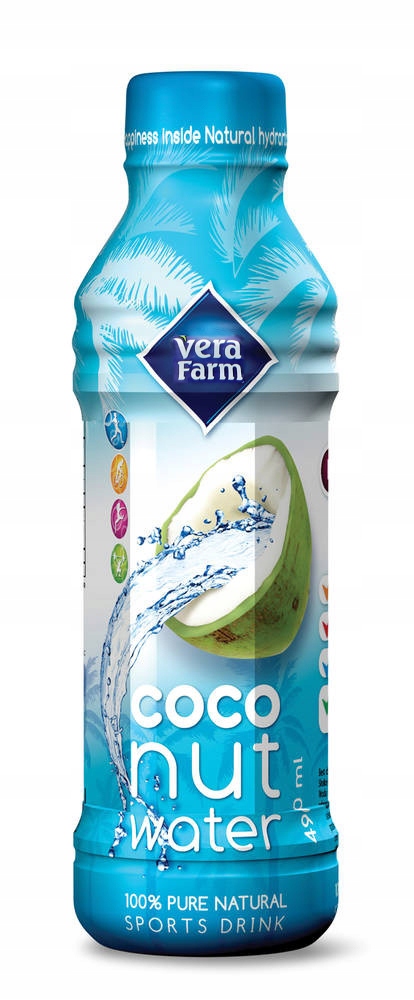 [WO] 100% Naturalna woda kokosowa 490ml Vera Farm