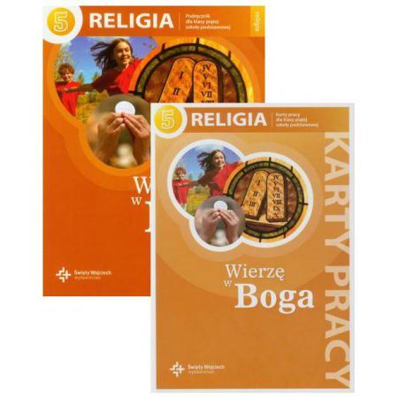 WIERZĘ W BOGA KLASA 5 św. Wojciech podr + ćw