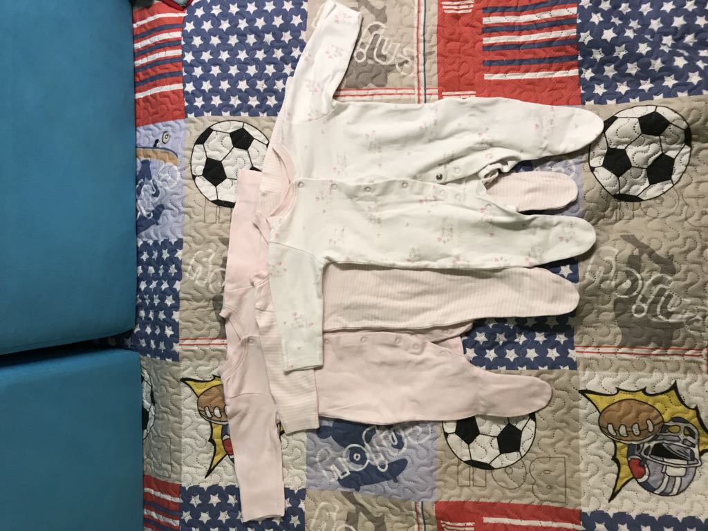 Pajace MOTHERCARE 3 sztuki rozmiar 59