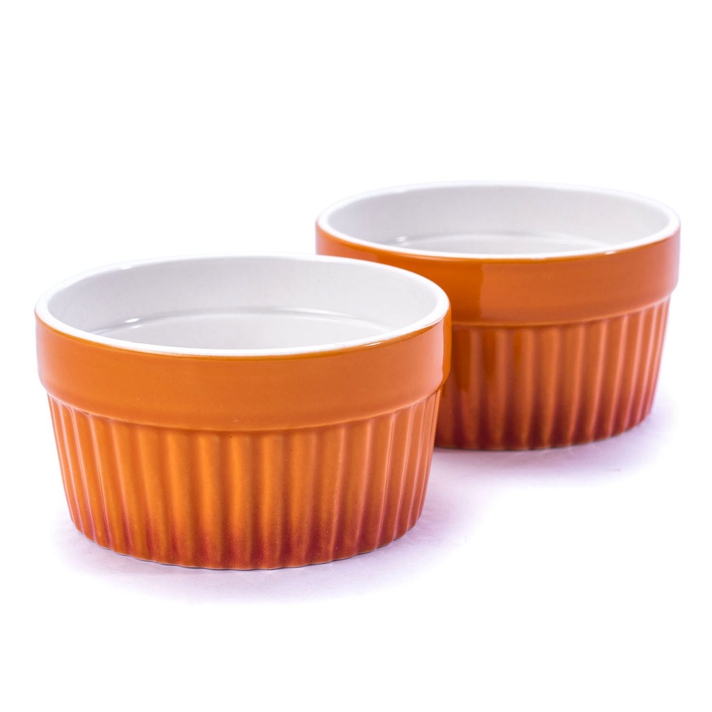 KOKILKI miseczki porcelanowe DO ZAPIEKANIA 2 szt.