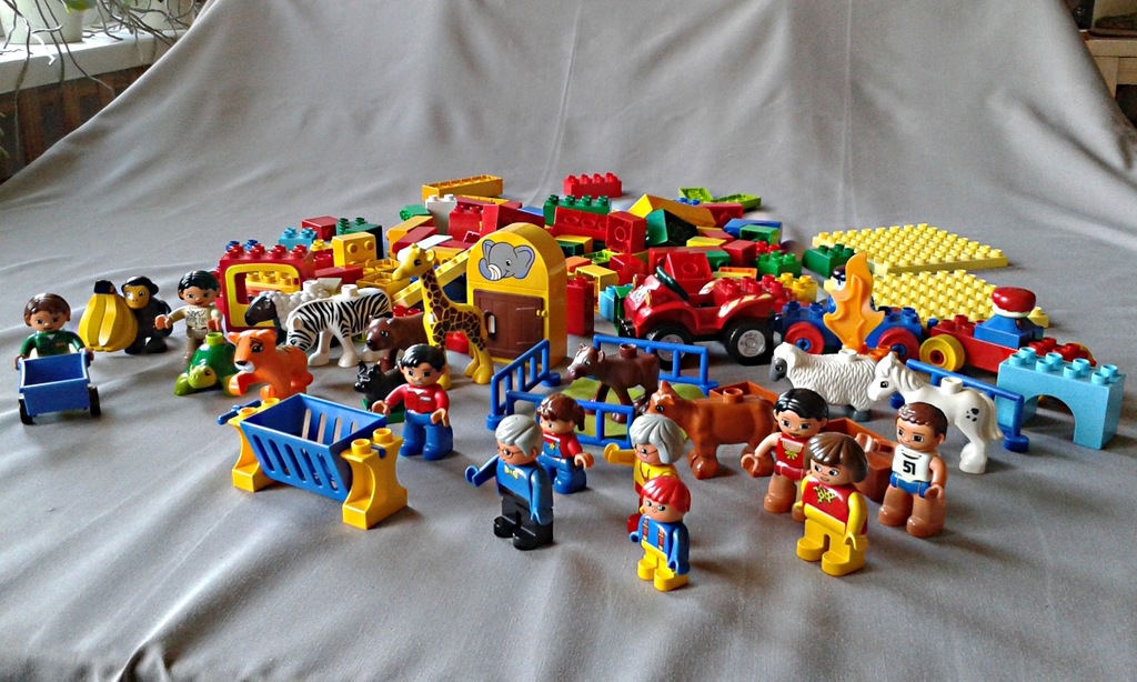 Lego Duplo Zwierzęta DUŻY zestaw z kliku !