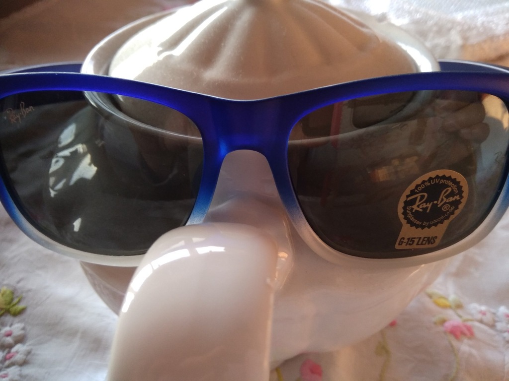 Okulary Ray Ban Justin NIEBIESKIE OMBRE MATOWE