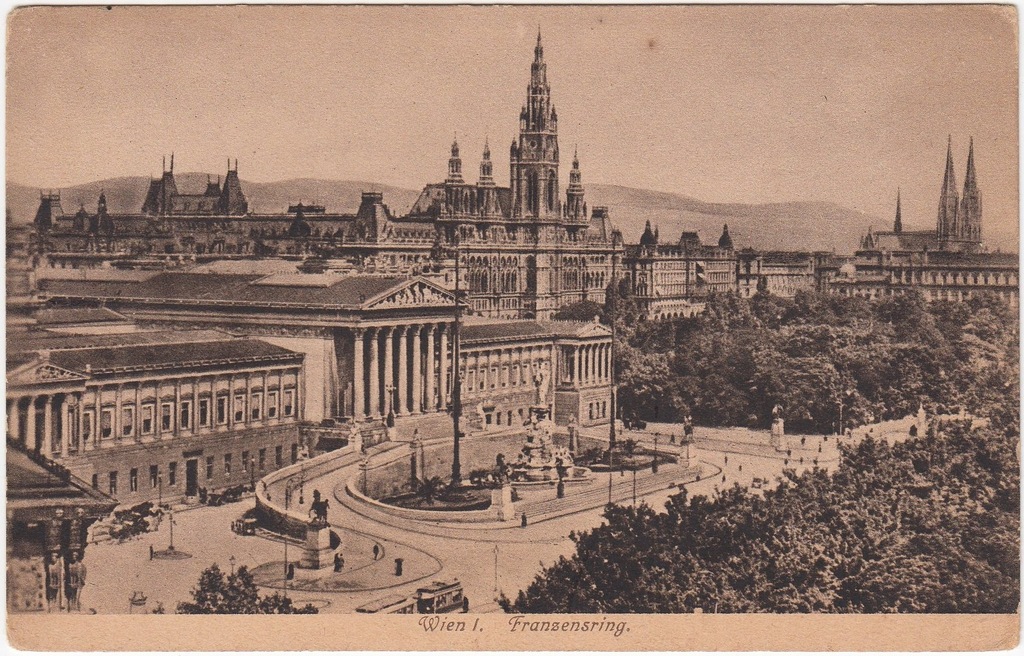 Austria Wiedeń ring bulwar (1919)