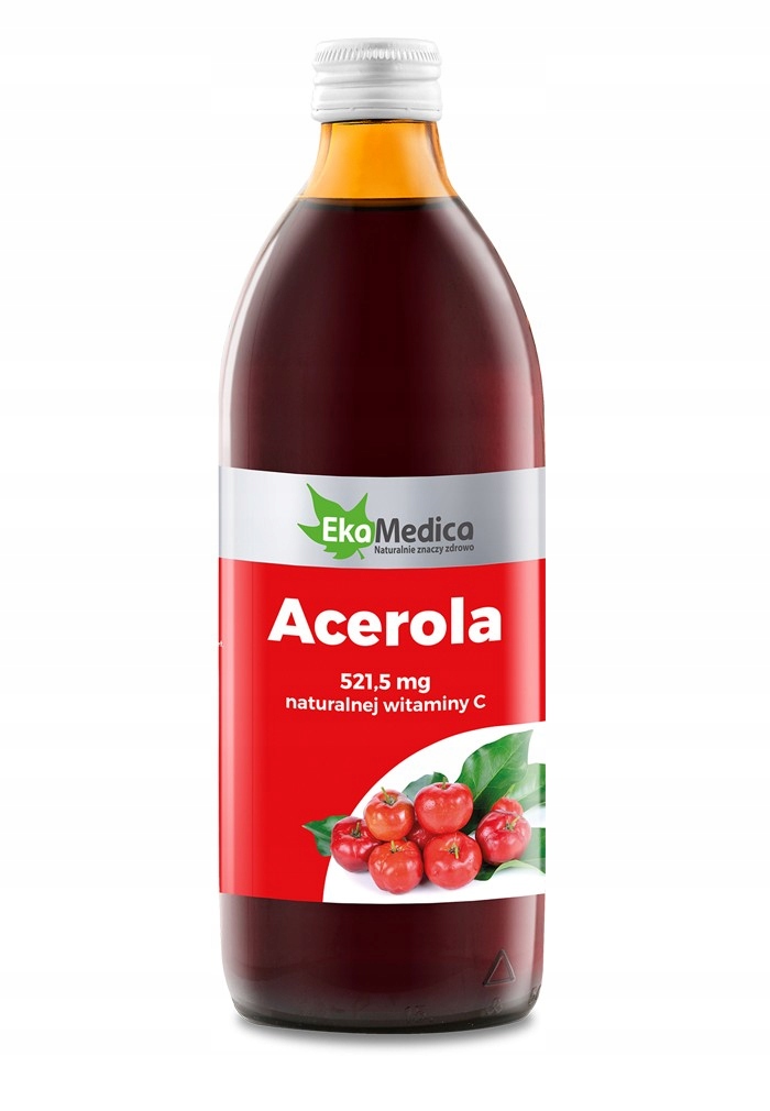 Ekamedica Acerola 100% Witamina C 500ml
