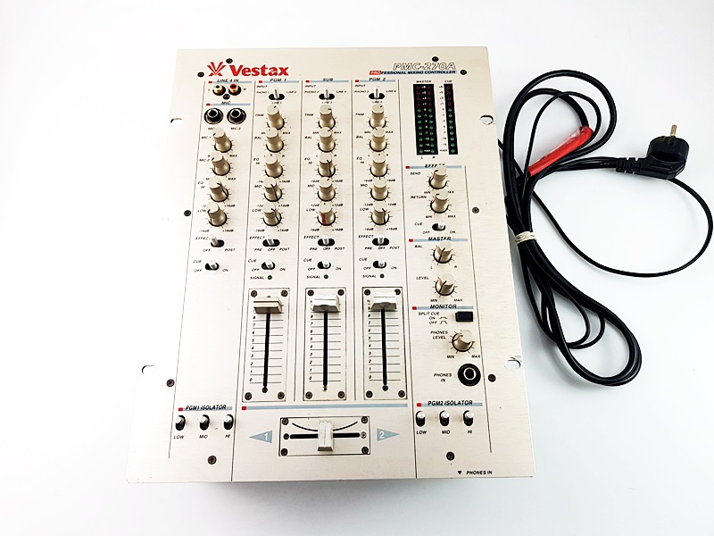 DJ MIXER VESTAX PMC-270A PROFESSIONAL 3-CHANNEL - 7176127845