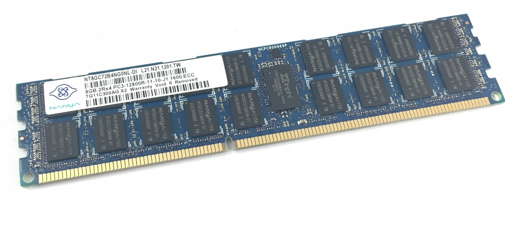 Nanya 8GB 2Rx4 DDR3 PC3-12800R 1600MHz ECC