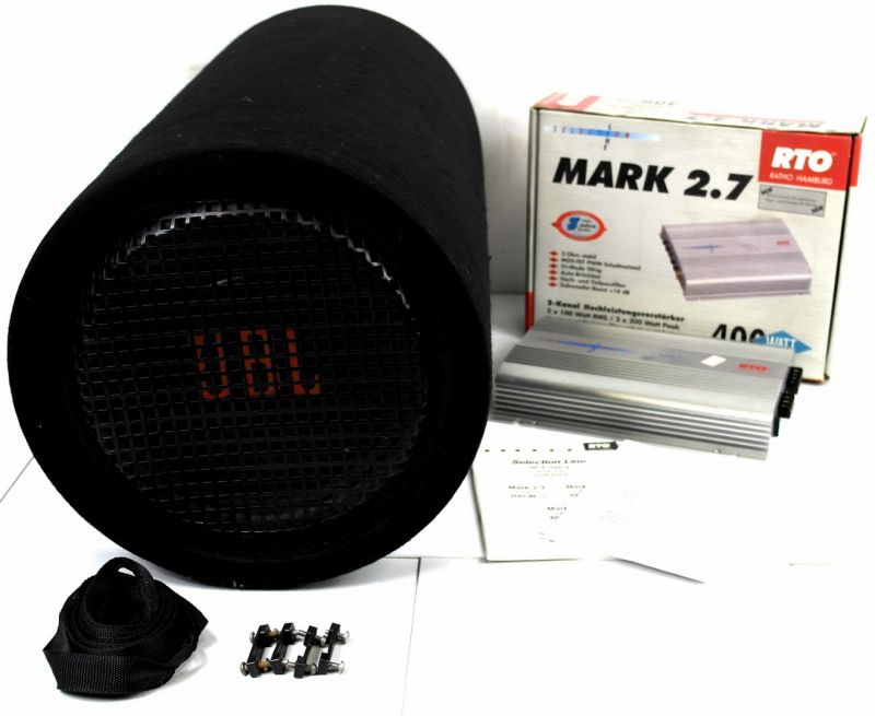 TUBA JBL 400W Z WZMACNIACZEM RTO MARK 2.7  ZESTAW