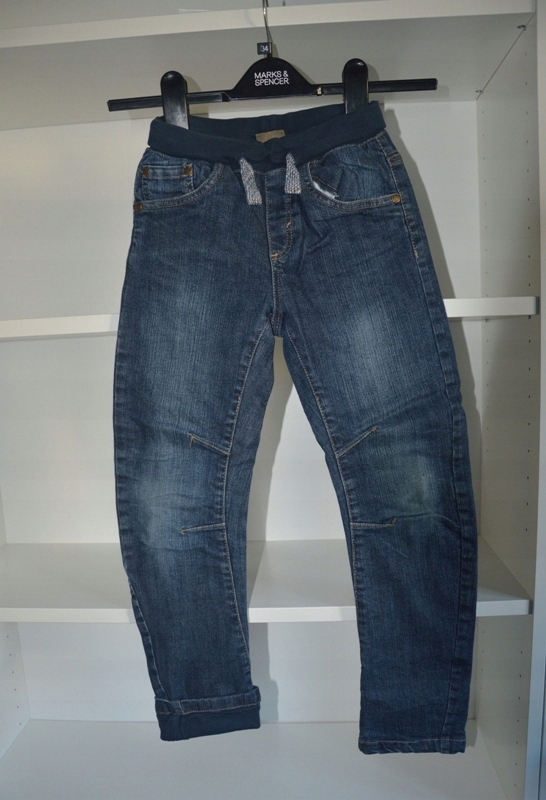 KappAhl ocieplane spodnie jeansy 6-7 lat (122 cm)