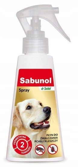 Sabunol Spray przeciw pchłom i kleszczom dla psa 1