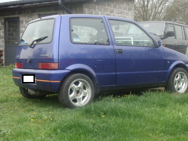 Cinquecento sporting wydech nierdzewny novitec