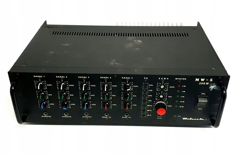 WZMACNIACZ RDUCH MW-5 200W CZARNY