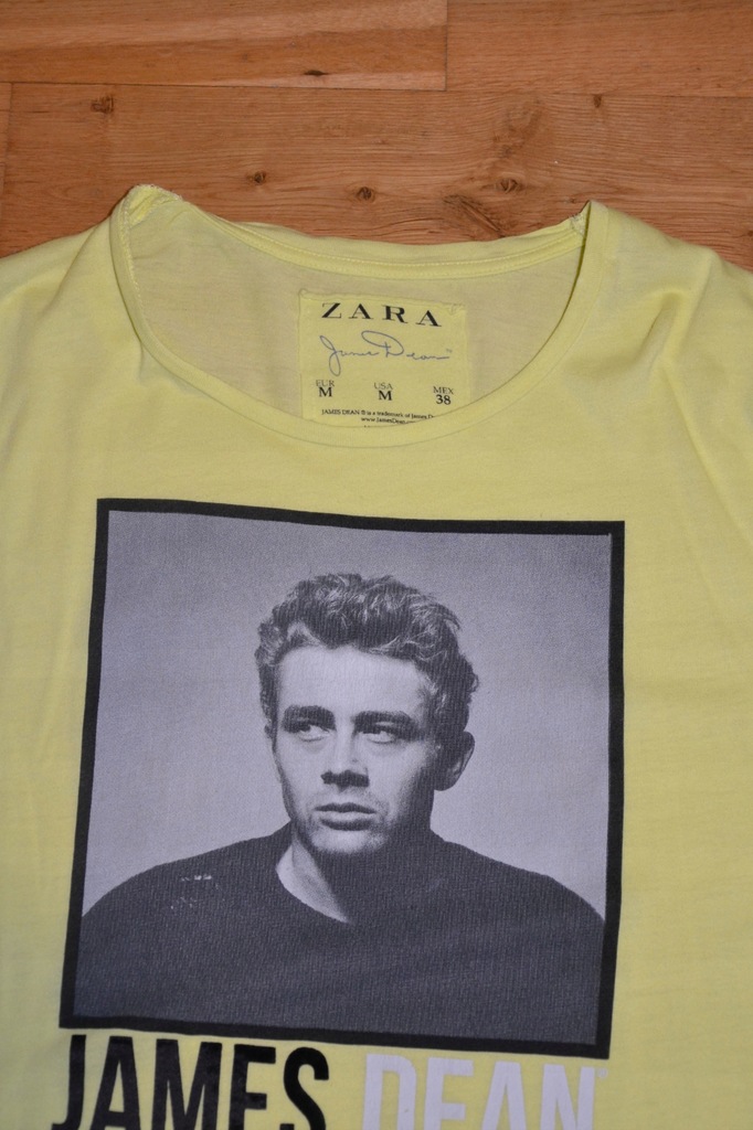 ZARA MAN JAMES DEAN MODNY T-SHIRT Rozm. M