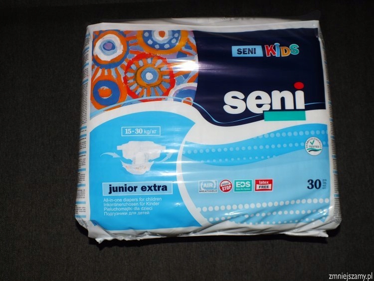 Pieluchomajtki Seni Kids junior extra 15-30 kg.