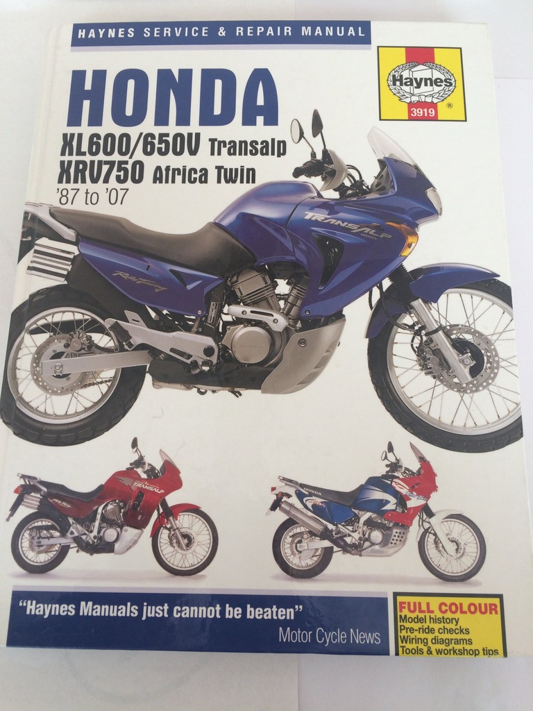Honda XL600/650V Transalp XRV750 Africa Twin 87-07