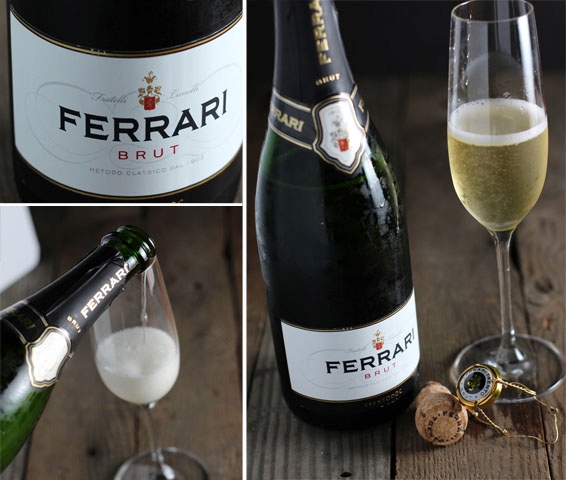 Wino musujące Włoskie FERRARI BRUT