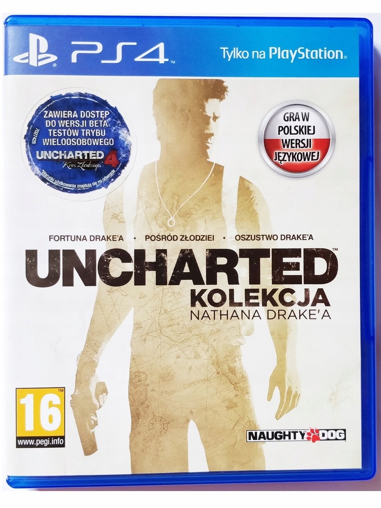 UNCHARTED KOLEKCJA NATHANA DRAKE'A PS4 DUBBING PL