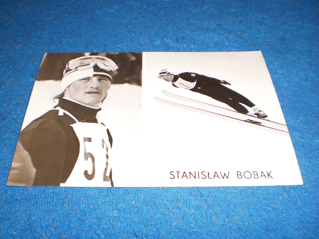 STANISLAW BOBAK SKOCZEK POCZTOWKA SPORTOWA