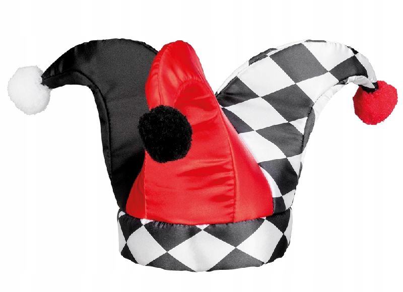 CZAPKA PIERROT STAŃCZYK BŁAZEN KLAUN 04285