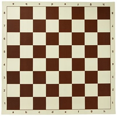 Philos 50 mm Field 'Rollbar' Chess Board (Brown)