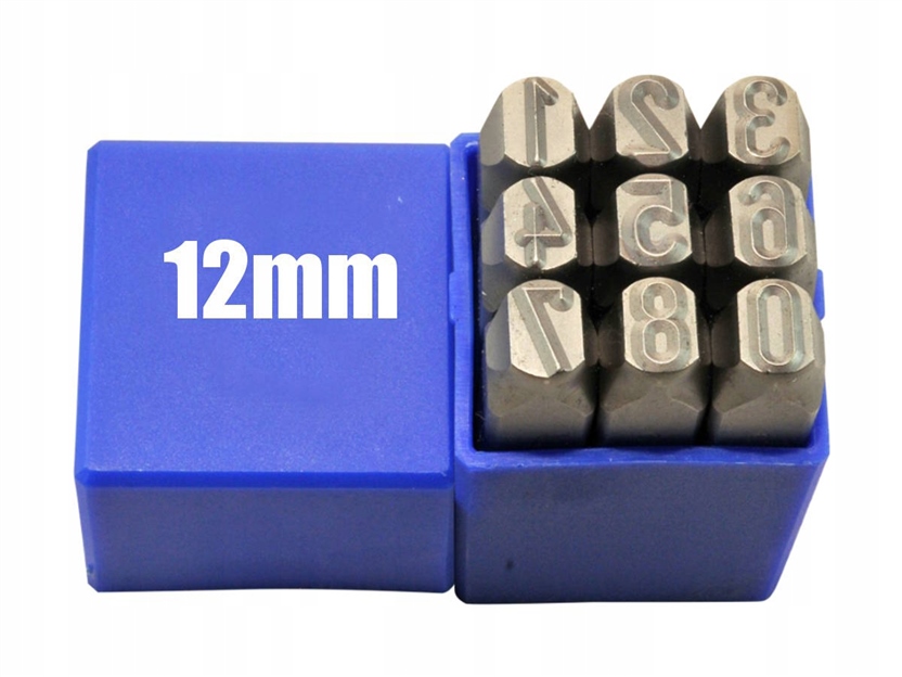 ZNACZNIK NUMERATOR ZNACZNIKI NUMERATORY 12MM CYFRY