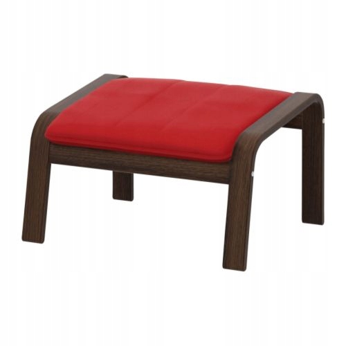 IKEA POANG - podnóżek do fotela czerwony
