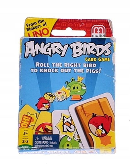 5917-16 ....MATTEL ANGRY BIRDS... GRA KARTY KOSTKA