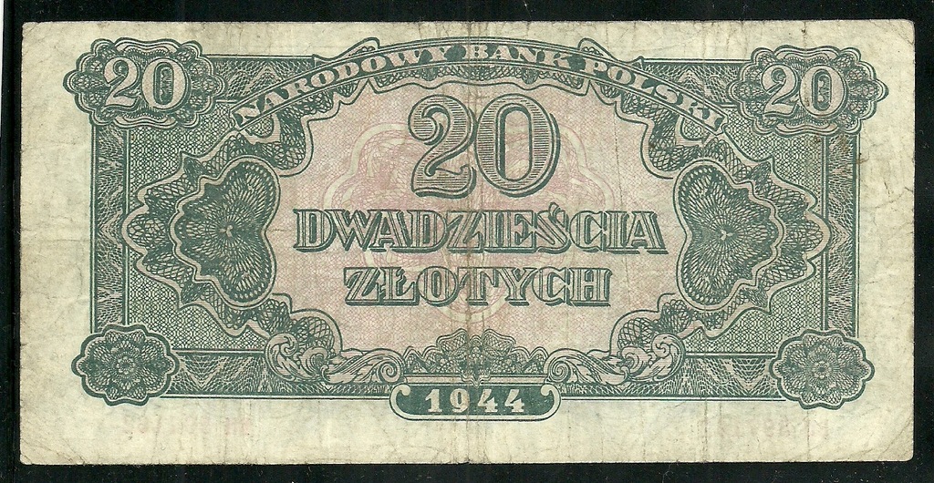 20 ZŁOTYCH-1944r.