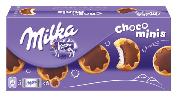 MILKA CHOCO MINIS GWIAZDKI 185G Z NIEMIEC