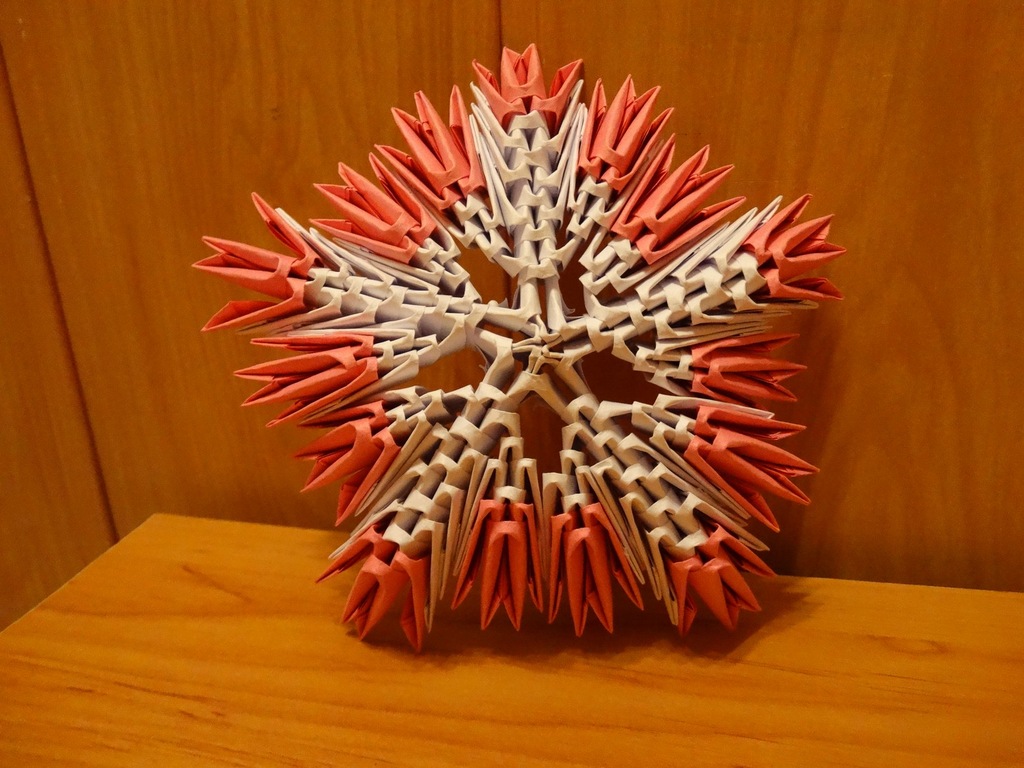 GWIAZDKA origami modułowe 3D prezent ŚNIEŻYNKA