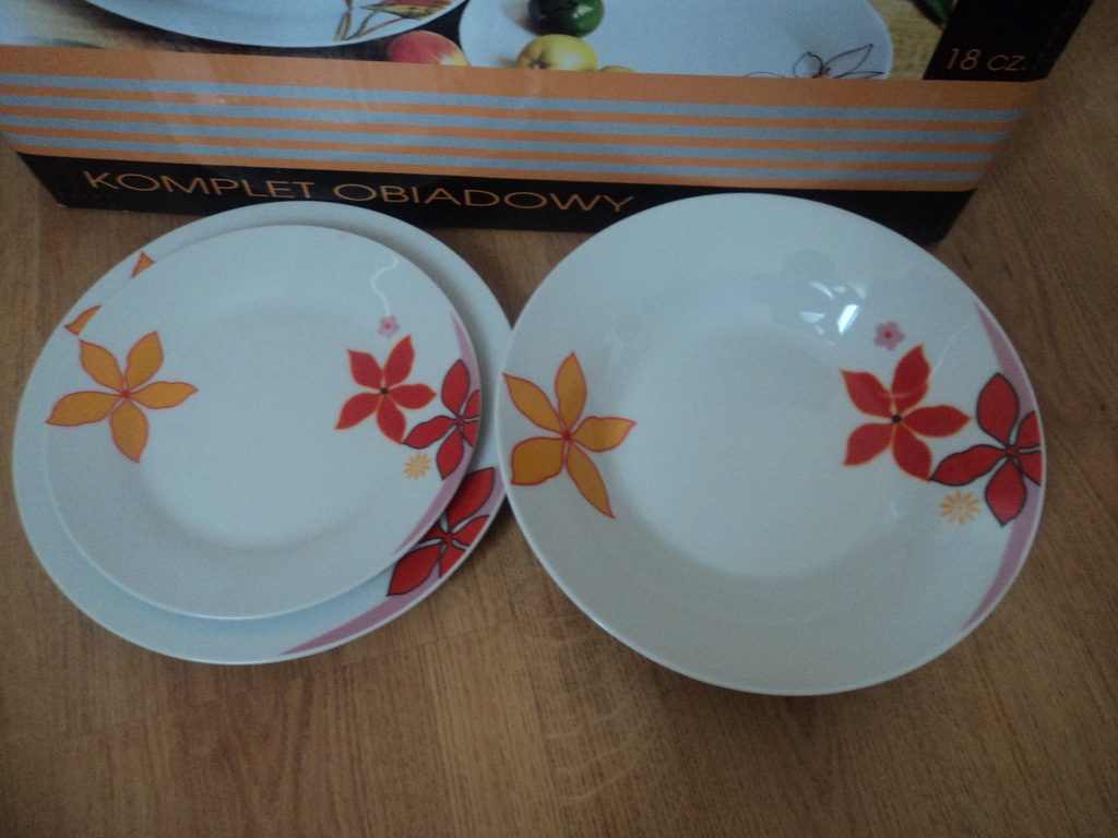 Komplet Obiadowy Zastawa 18-częściowy Ravi Decor