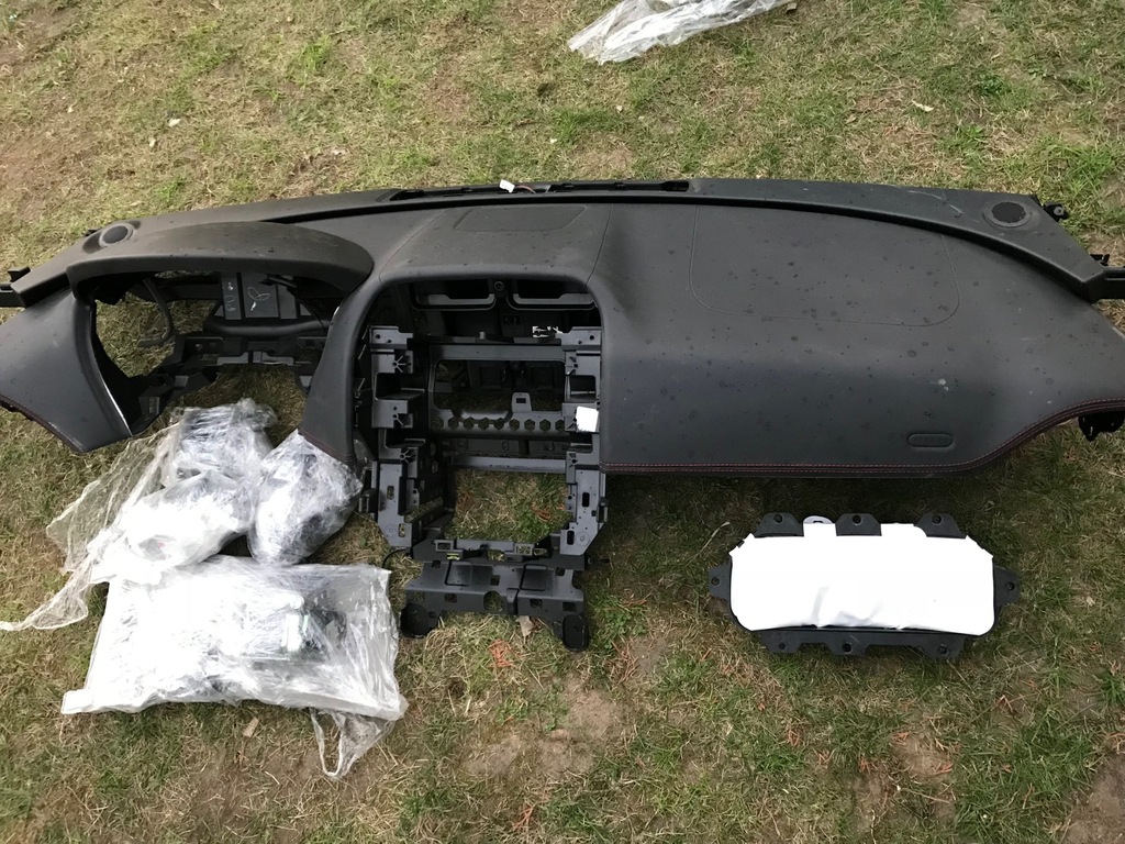 Jaguar F Pace airbag poduszki konsola skora pasy 7288636797