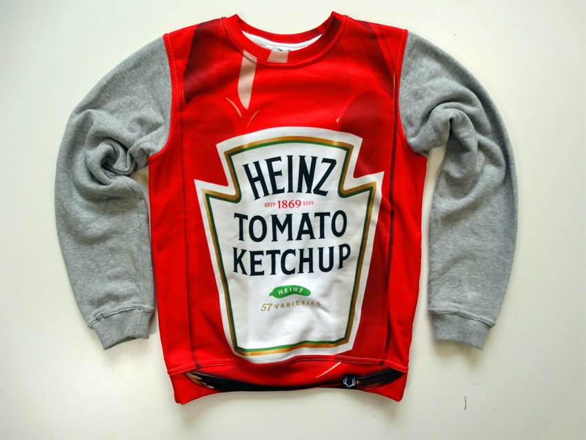 ALOHA FROM DEER BLUZA HEINZ KETCHUP BLUZA S