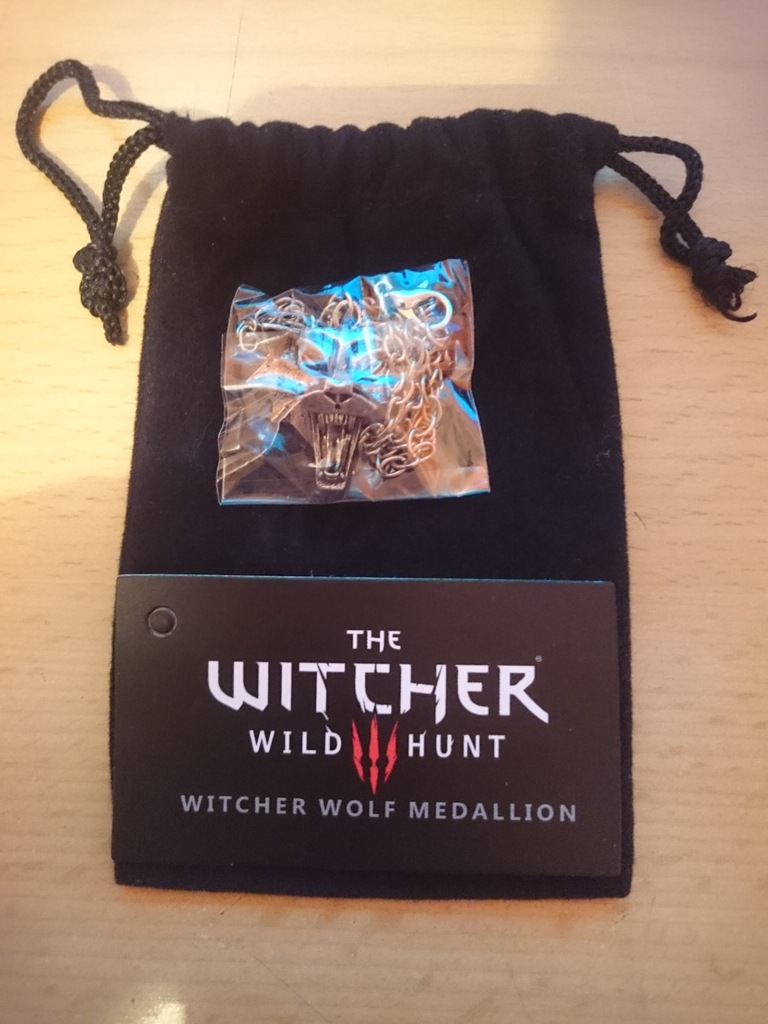 MEDALION SZKOŁA KOTA WIEDŹMIN AMULET GERALT NOWY