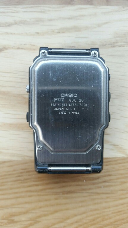 casio data bank illuminator