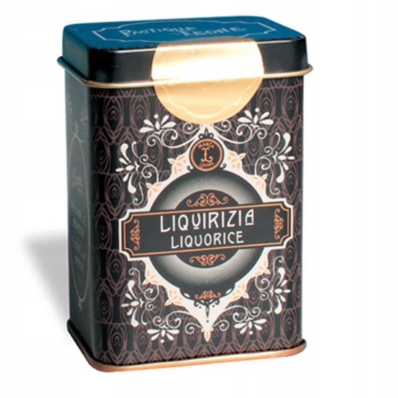 Leone Retro mini cukierki lukrecja, puszka mini 42