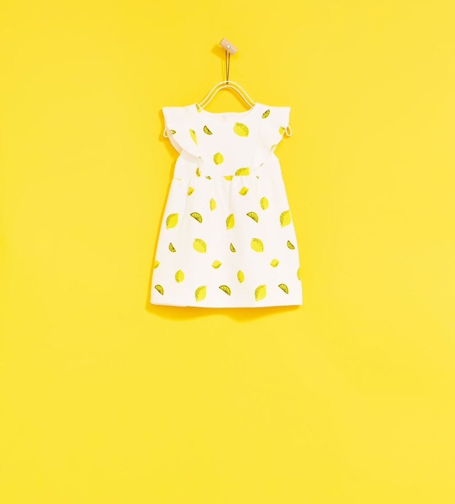 ZARA SUKIENKA W CYTRYNKI CYTRYNY 2-3 98