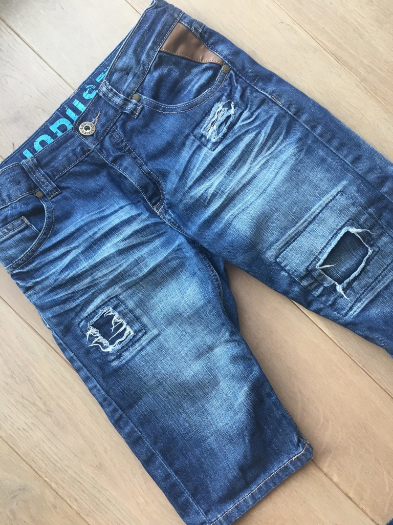 KAPPAHL świetne spodenki jeans ideał r. 140