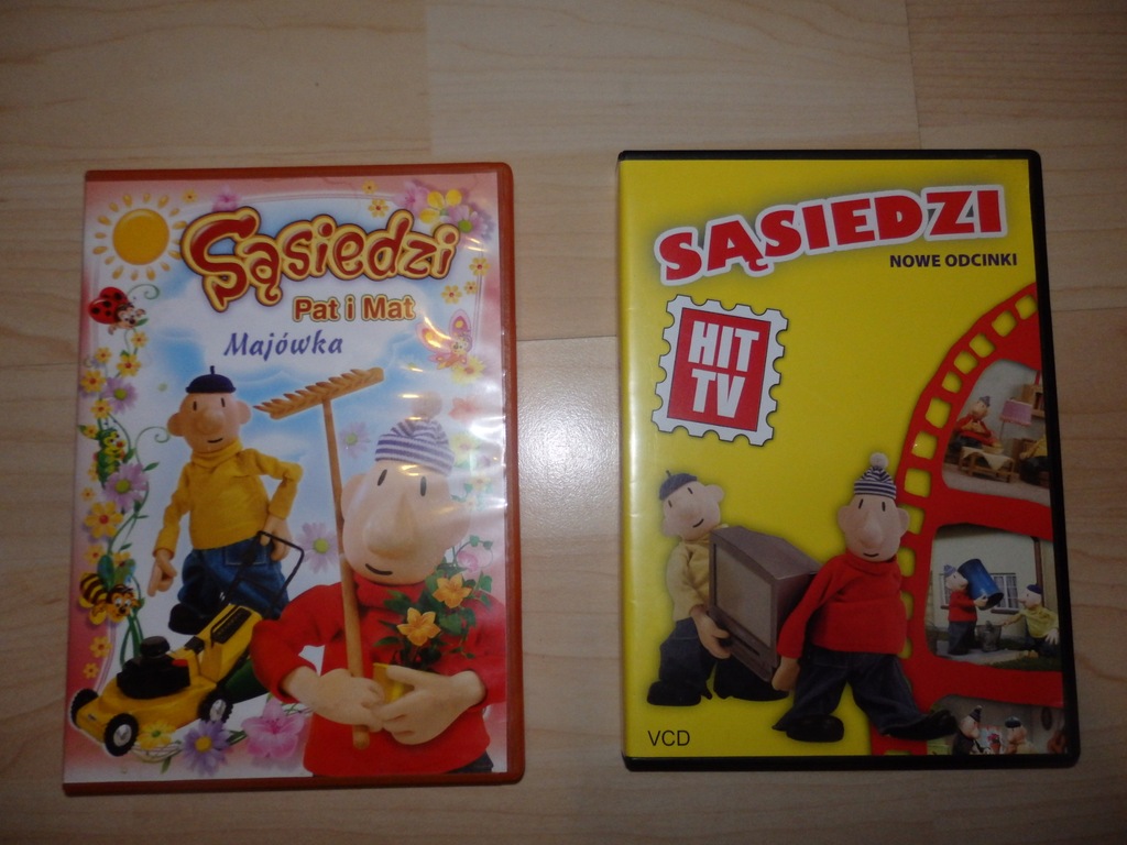 SĄSIEDZI  bajka film w tym majówka , vcd , szt 2