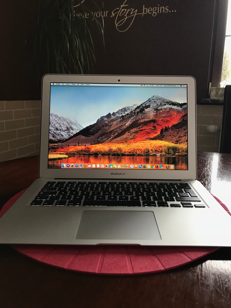 MacBook Air 13' Early 2014 w doskonałym stanie - 7258226570 - oficjalne