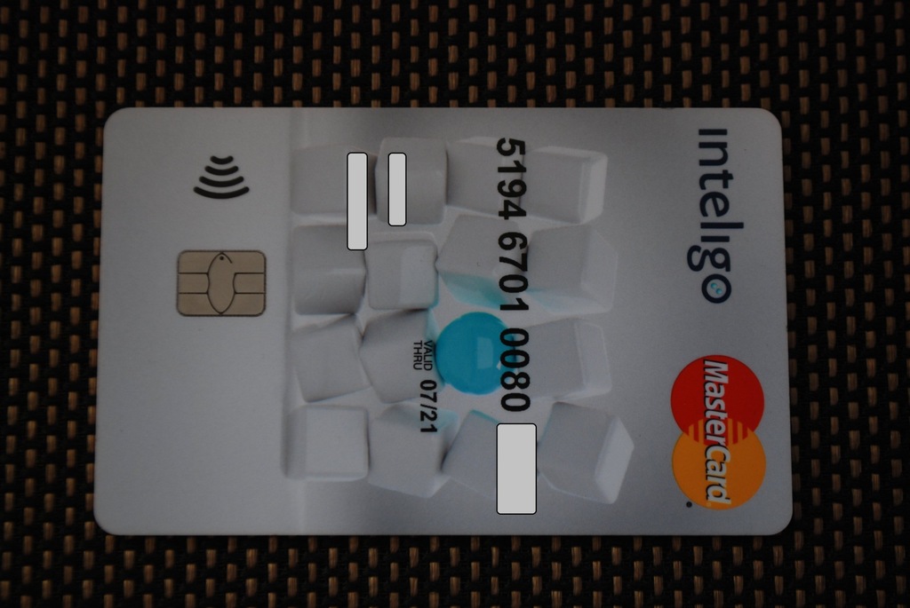 Karta MasterCard - Bank INTELIGO
