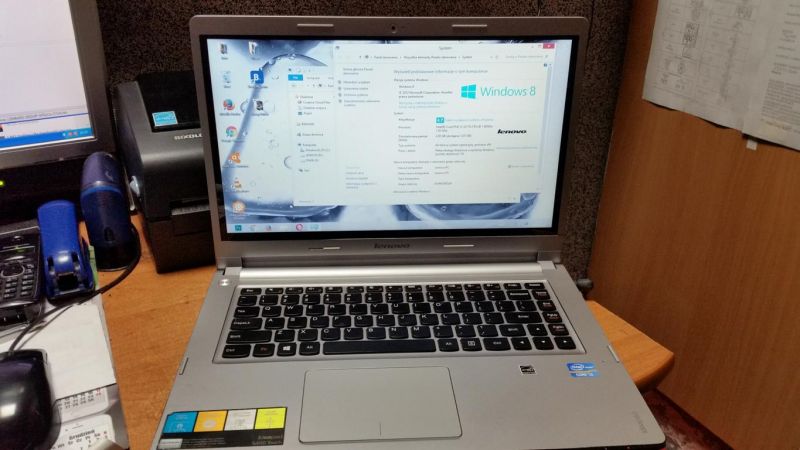 Lenovo ideapad s400 нет подсветки